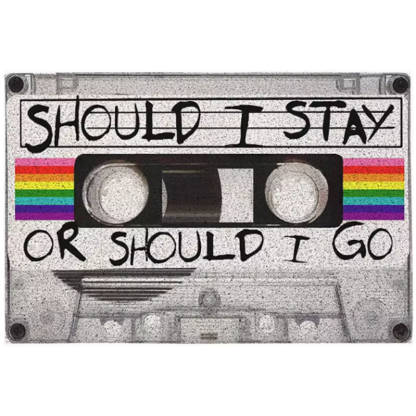 Rug "Should I Stay Or Should I Go"