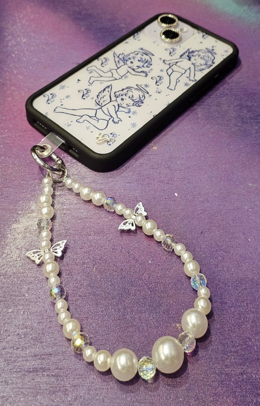 Wristlet Butterfly Pearls