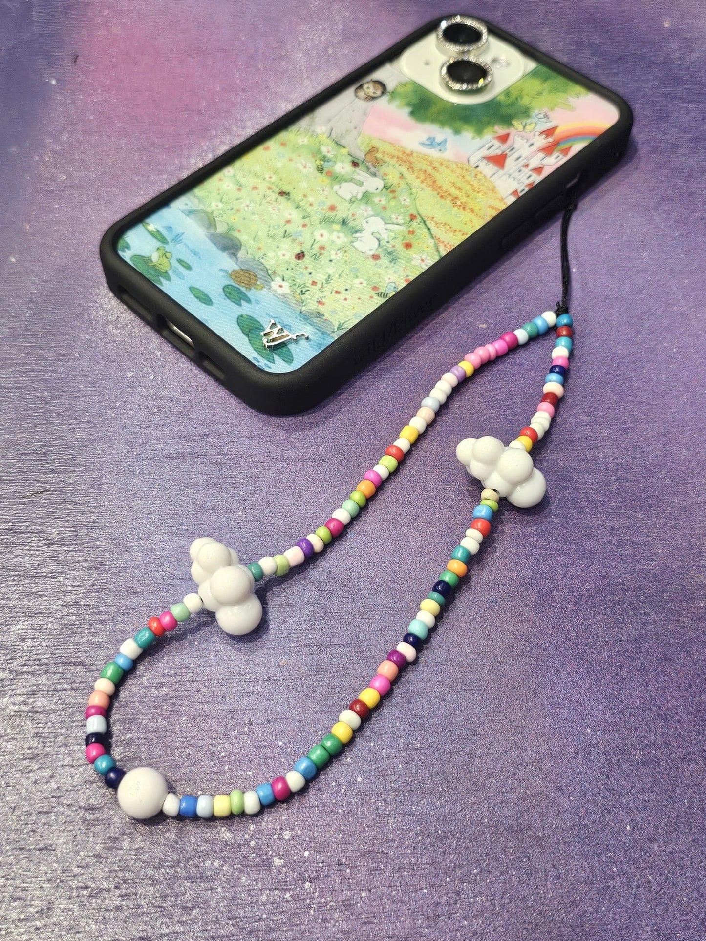 Wristlet Clouds Rainbow